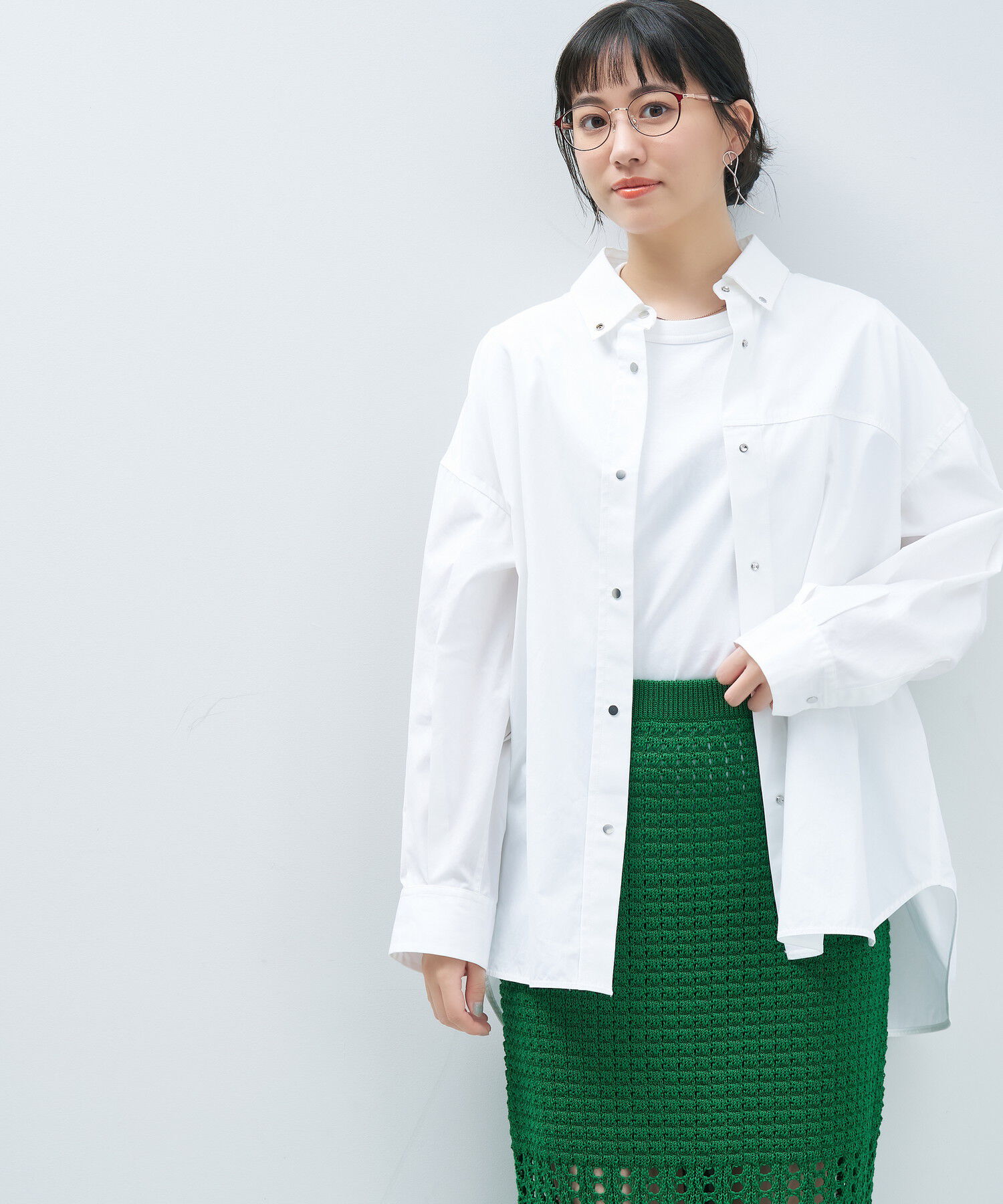  「オーバル型 メガネ｜上品で高級感のある 大人可愛いメガネ フェミニン レンズ交換券付き STANDARD MUSE」|メガネ|