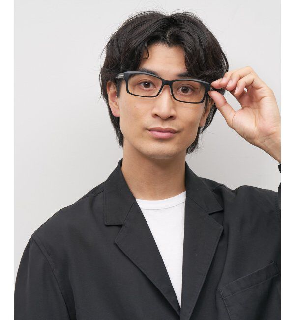  「ウェリントン型メガネ｜ビジネス｜Zoff｜SMART REGULAR CALRO レンズ交換券付」|メガネ|
