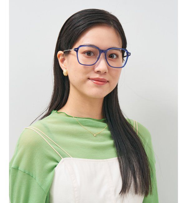  「ウェリントン型 メガネ TRAD TREND STYLE ビッグシェイプ 大きめメガネ  レンズ交換券付」|メガネ|