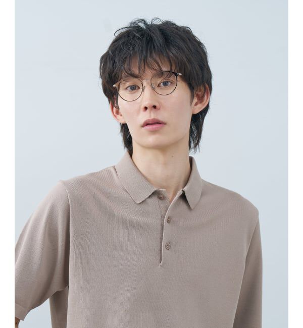  「ボストン型 メガネ | 中顔面短縮みえメガネ チタン 軽量 メタル 伊達 大人可愛い Zoff レンズ交換券付」|メガネ|