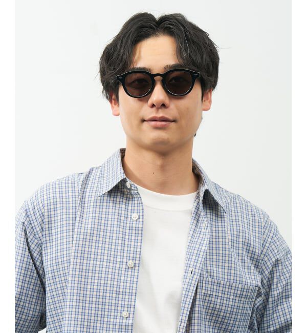  「【WEB限定】SUNCUTGlasses/UV100%CUT ウェリントン型サングラス | カラーレンズ 太縁 紫外線対策 UVカット」|サングラス|