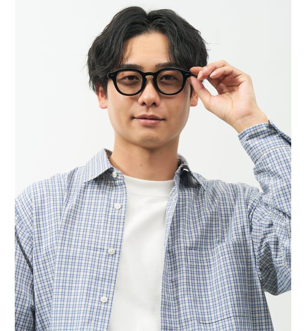  「【WEB限定】SUNCUTGlasses/UV100%CUT ウェリントン型サングラス | カラーレンズ 太縁 紫外線対策 UVカット」|サングラス|