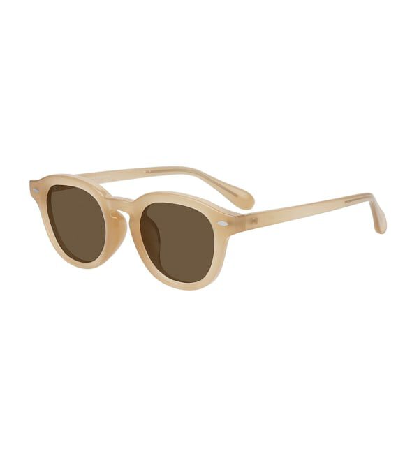  「【WEB限定】SUNCUTGlasses/UV100%CUT ウェリントン型サングラス | カラーレンズ 太縁 紫外線対策 UVカット」|サングラス|