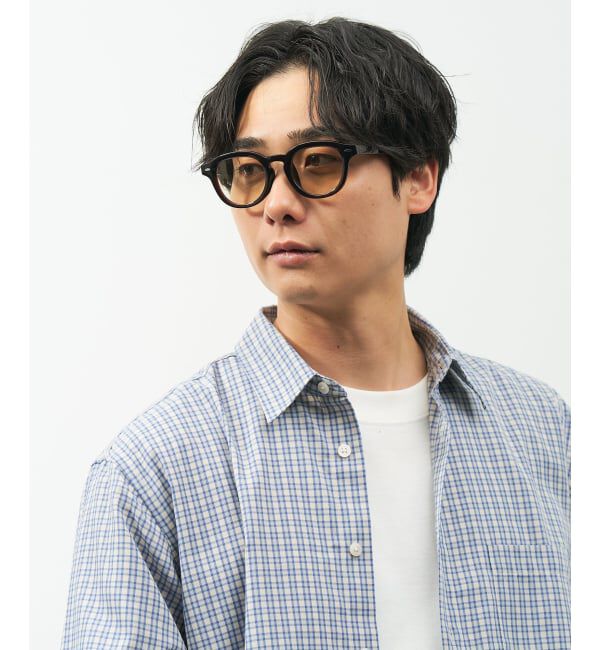  「【WEB限定】SUNCUTGlasses/UV100%CUT ウェリントン型サングラス | カラーレンズ 太縁 紫外線対策 UVカット」|サングラス|