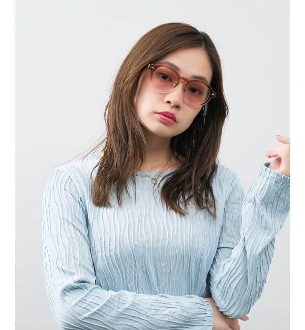  「SUNCUTGlasses/UV100%CUT TREND SUNGLASSES ボストン型 サングラス | カラーレンズ 紫外線対策 UVカット」|サングラス|