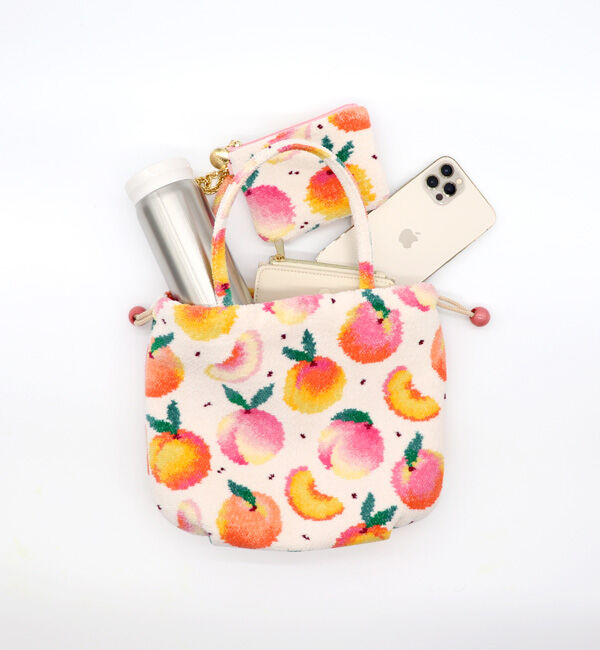 LOVERARY BY FEILER「ピーチドット　キー&カードポーチ　L/PCD-233028」|ポーチ|