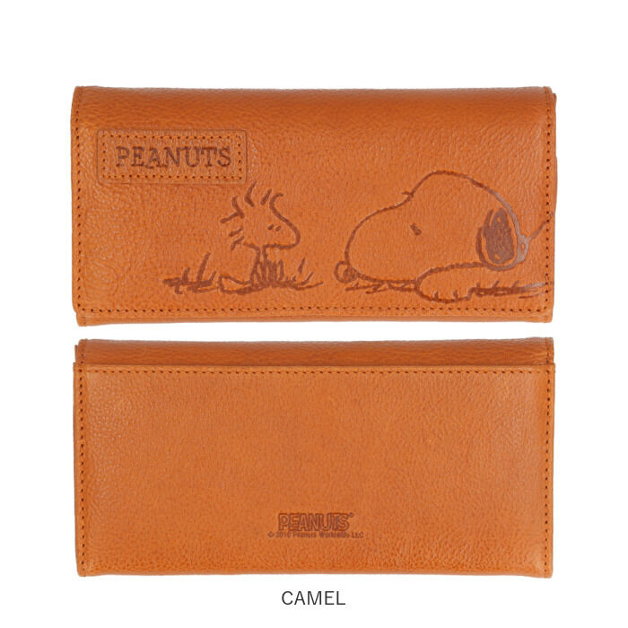 BACKYARD FAMILY「スヌーピー 財布 通販 PEANUTS FACE 長財布 長財布 ロングウォレット 長サイフ」|財布|