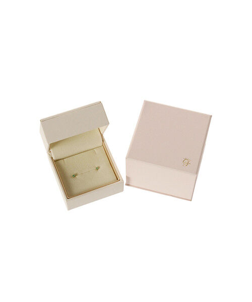 Samantha Tiara「K18 YG 一粒ストーンピアス ≪5月 誕生石≫」|ピアス|