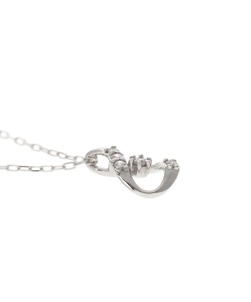 Samantha Tiara「K18 WG ダイヤドロップネックレス」|ネックレス|