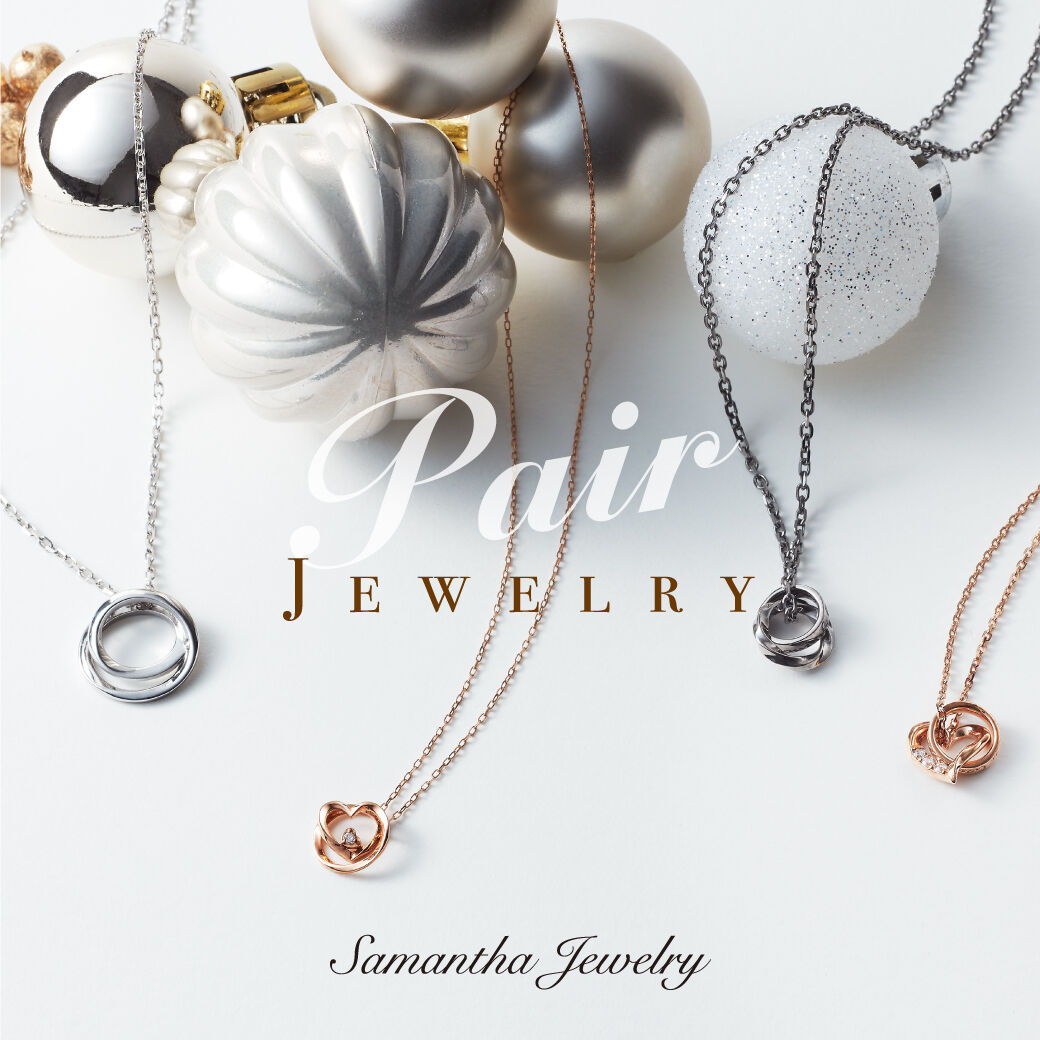 newme by Samantha Thavasa「K10 PG ペアネックレス(レディース)」|ネックレス|