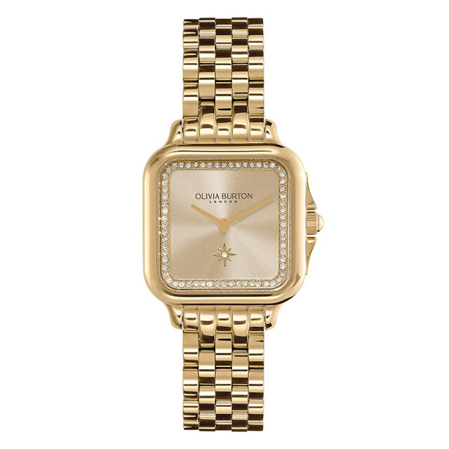 OLIVIA BURTON 「〈OLIVIA BURTON(ｵﾘﾋﾞｱﾊﾞｰﾄﾝ)〉ｸﾗｼｯｸ 28mm ｸﾞﾛﾌﾞﾅｰﾗｲﾄｺﾞｰﾙﾄﾞ ｳｫｯﾁ」|腕時計|