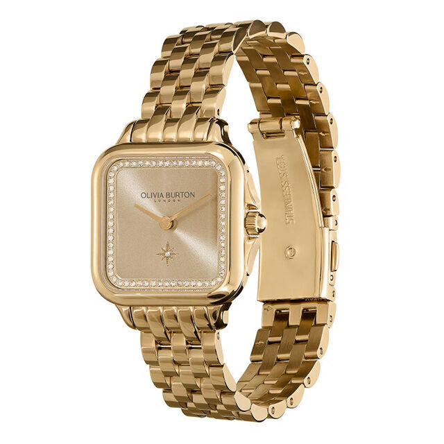 OLIVIA BURTON 「〈OLIVIA BURTON(ｵﾘﾋﾞｱﾊﾞｰﾄﾝ)〉ｸﾗｼｯｸ 28mm ｸﾞﾛﾌﾞﾅｰﾗｲﾄｺﾞｰﾙﾄﾞ ｳｫｯﾁ」|腕時計|