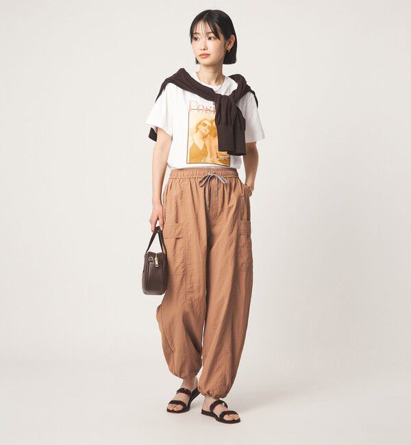 UNITED ARROWS green label relaxing「バルーン カーゴ パンツ  UVカット」|カーゴ|