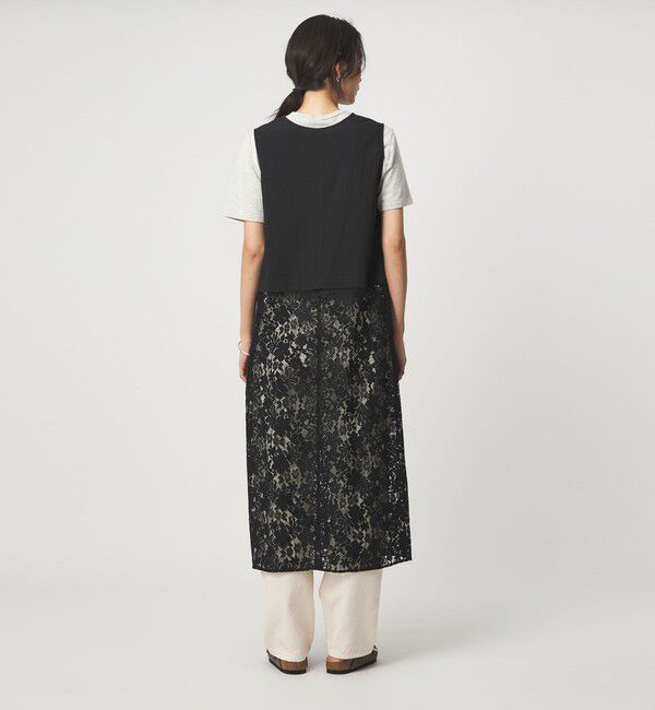 UNITED ARROWS green label relaxing「レース ドッキング ワンピース」|ワンピース|