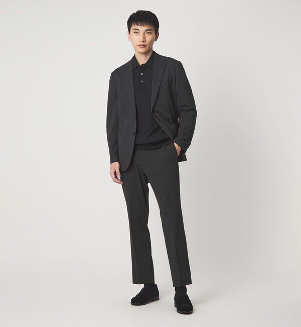 UNITED ARROWS green label relaxing「A+ プレーン 18G 半袖ニット ポロシャツ -ウォッシャブル-」|ポロシャツ|