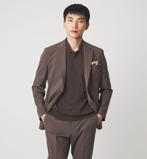 UNITED ARROWS green label relaxing「A+ プレーン 18G 半袖ニット ポロシャツ -ウォッシャブル-」|ポロシャツ|