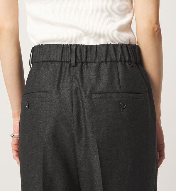 UNITED ARROWS green label relaxing「［size SHORT/TALLあり］リネンライク セミフレア パンツ 」|その他|