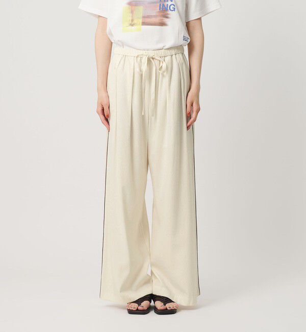 BEAUTY&YOUTH UNITED ARROWS「ドット パイピング ワイド イージーパンツ ウォッシャブル/ライナー」|その他|