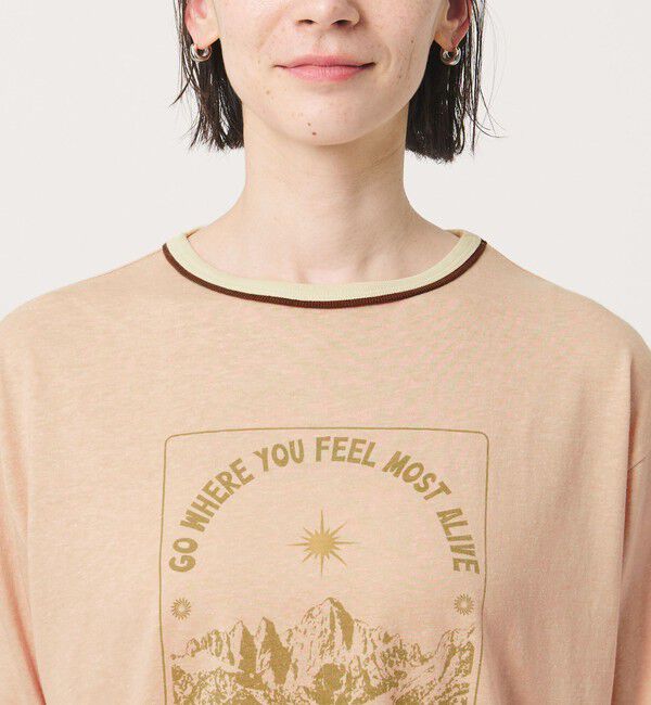 BEAUTY&YOUTH UNITED ARROWS「【別注】＜RUSSELL ATHLETIC＞リンガー Tシャツ」|Tシャツ・カットソー|