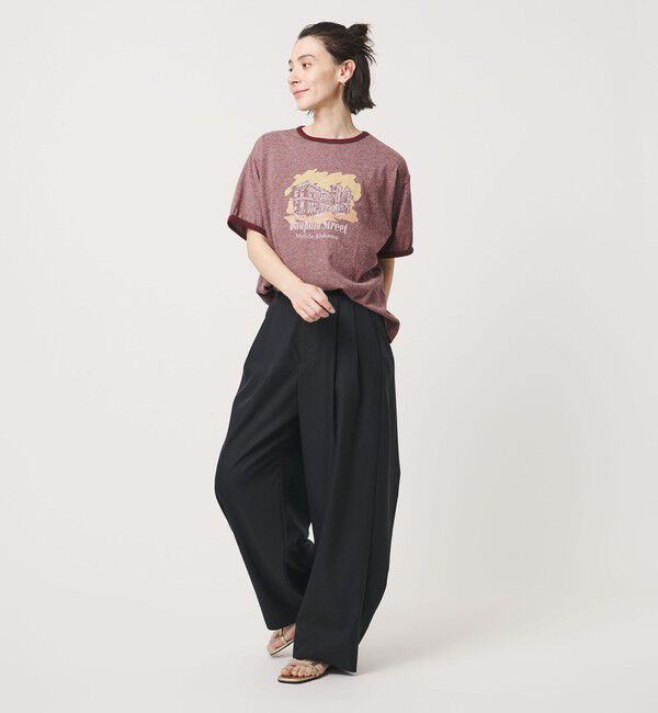 BEAUTY&YOUTH UNITED ARROWS「【別注】＜RUSSELL ATHLETIC＞リンガー Tシャツ」|Tシャツ・カットソー|