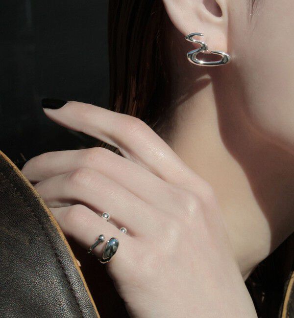 BEAUTY&YOUTH UNITED ARROWS「＜Soierie＞Barbell ピンキーリング」|リング|