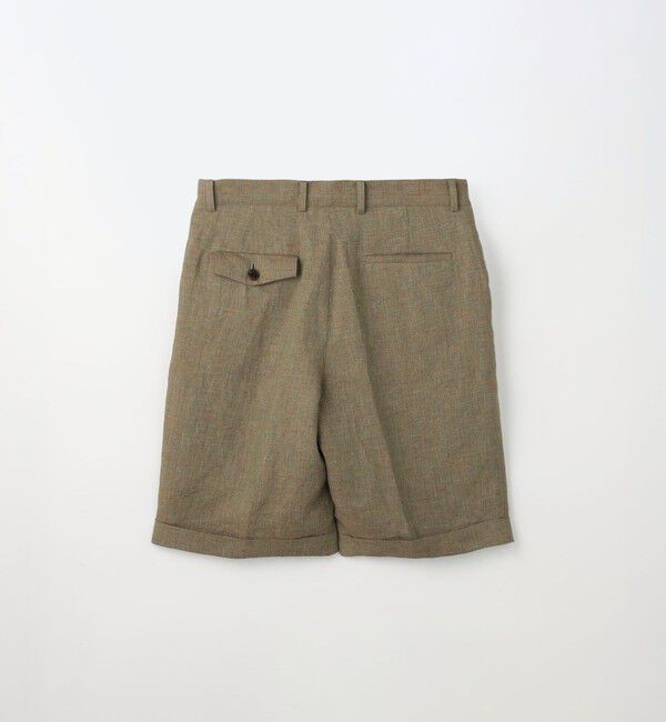 CABaN「ミックスリネン 2タックワイドショーツ」|その他|