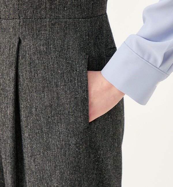 Ballsey「【WEB先行予約】ネップカルゼ キーネックオールインワン」|オールインワン|