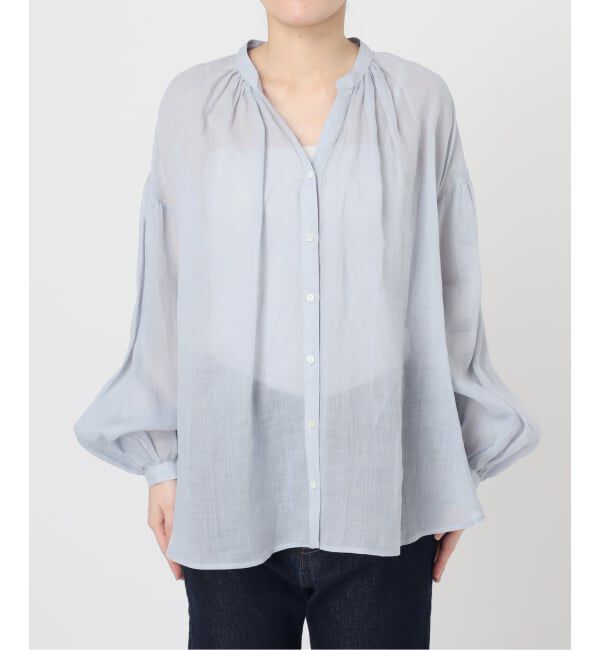 【新品未使用品】SLOBE IENAラミースキッパーシャツ　ホワイト 追加》ラミースキッパーシャツ（SLOBE IENA）｜ルミネのファッション
