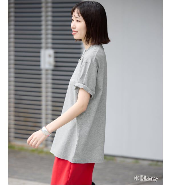 SLOBE IENA「《追加》Champion/チャンピオン SLOBE別注 /Mickey/Donald/ Tシャツ」|Tシャツ・カットソー|