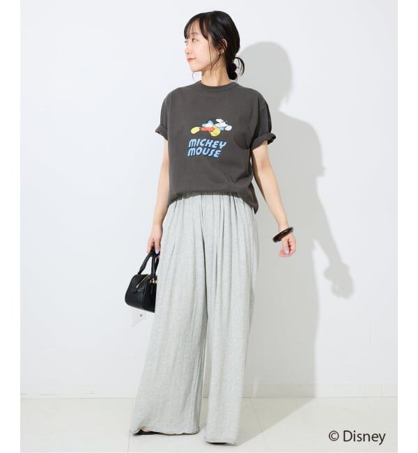 SLOBE IENA「《追加》Champion/チャンピオン SLOBE別注 /Mickey/Donald/ Tシャツ」|Tシャツ・カットソー|
