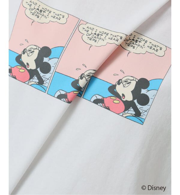 SLOBE IENA「《追加》Champion/チャンピオン SLOBE別注 /Mickey/Donald/ Tシャツ」|Tシャツ・カットソー|