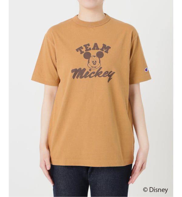 SLOBE IENA「《追加》Champion/チャンピオン SLOBE別注 /Mickey/Donald/ Tシャツ」|Tシャツ・カットソー|