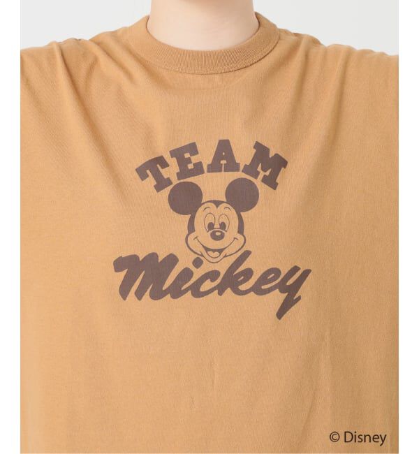 SLOBE IENA「《追加》Champion/チャンピオン SLOBE別注 /Mickey/Donald/ Tシャツ」|Tシャツ・カットソー|