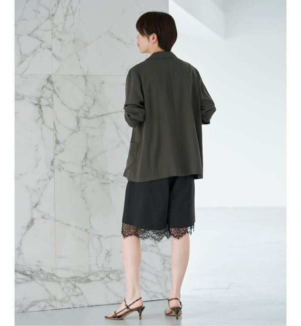 IENA「スソレースレイヤードハーフパンツ」|その他|