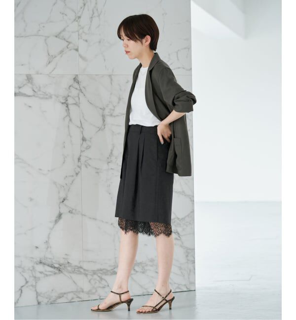 IENA「スソレースレイヤードハーフパンツ」|その他|