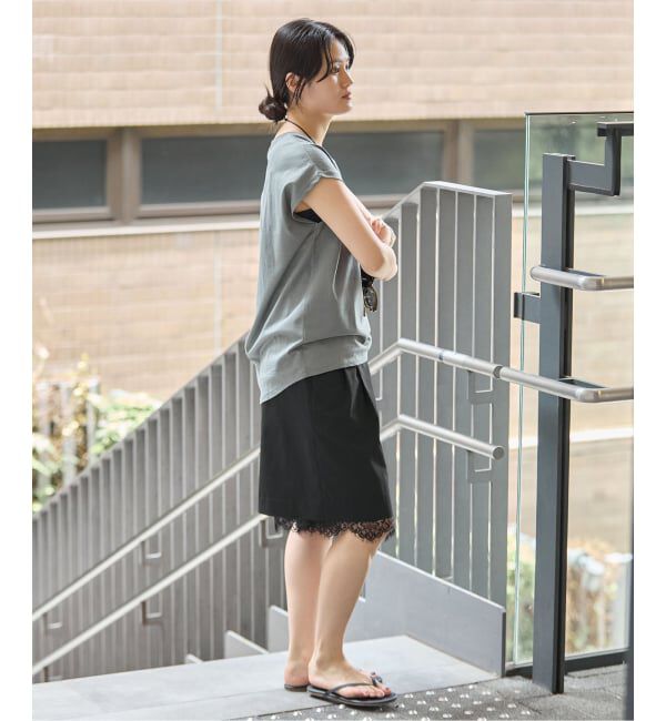 IENA「スソレースレイヤードハーフパンツ」|その他|