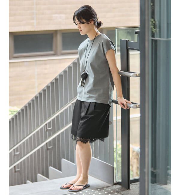 IENA「スソレースレイヤードハーフパンツ」|その他|