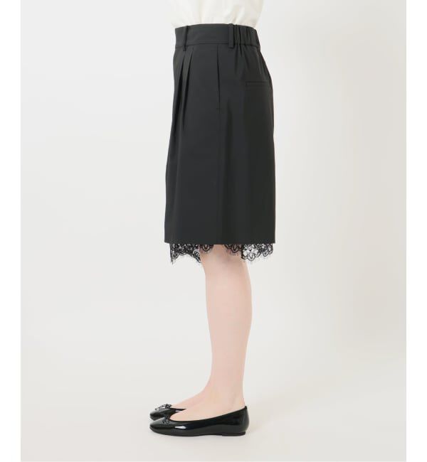 IENA「スソレースレイヤードハーフパンツ」|その他|