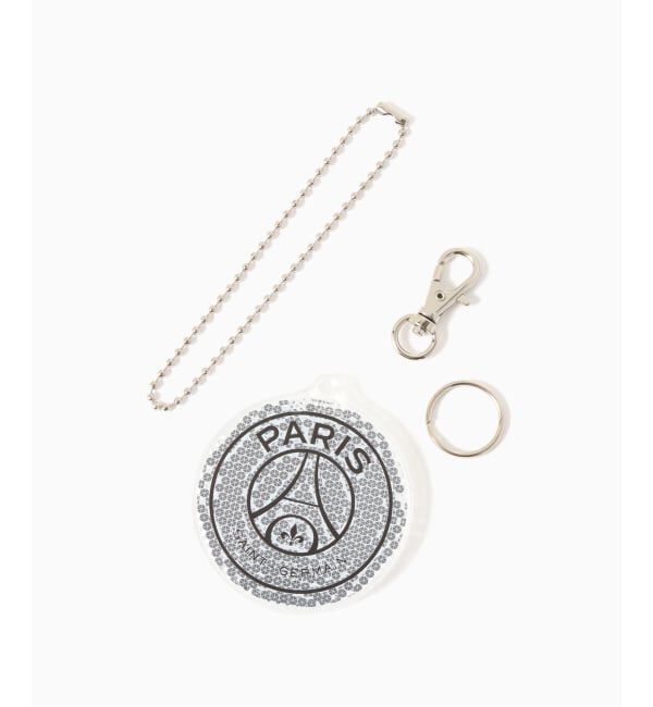 Paris Saint-Germain「【Paris Saint-Germain / パリ・サン＝ジェルマン】 SAFETY REFLECTOR EMBLEM」|キーケース|ホワイト