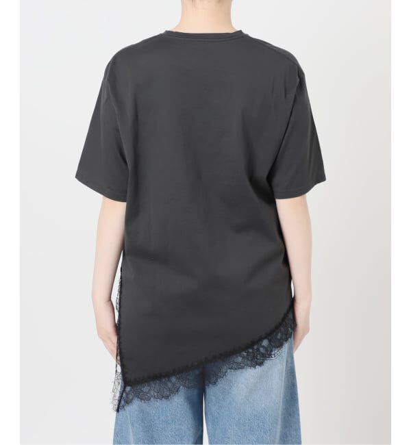 journal standard L'essage「レースイレギュラーヘムTシャツ」|Tシャツ・カットソー|