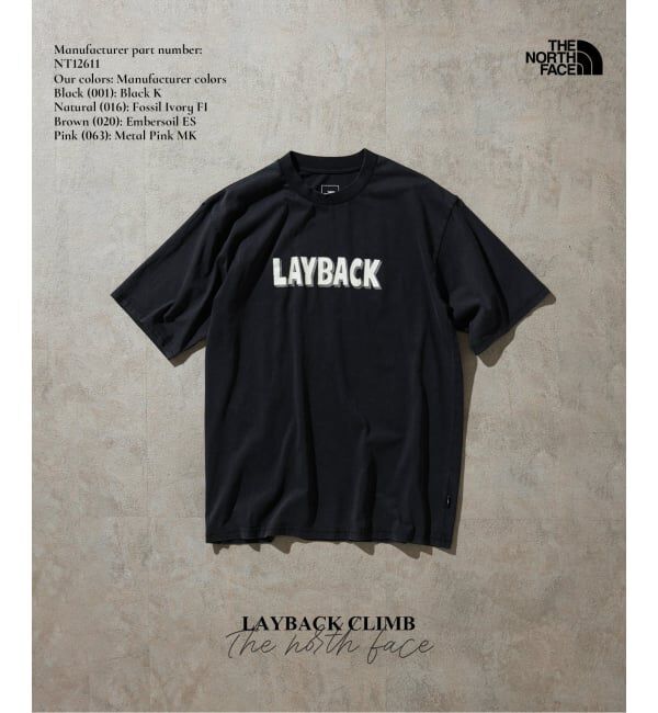 JOURNAL STANDARD relume「THE NORTH FACE / ノースフェイス レイバッククライムティー」|Tシャツ・カットソー|ブラック
