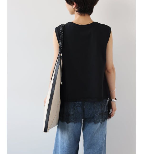 JOURNAL STANDARD relume「レースヘムノースリーブ」|Tシャツ・カットソー|