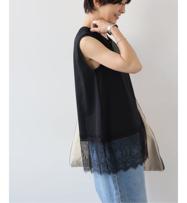 JOURNAL STANDARD relume「レースヘムノースリーブ」|Tシャツ・カットソー|