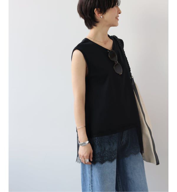 JOURNAL STANDARD relume「レースヘムノースリーブ」|Tシャツ・カットソー|