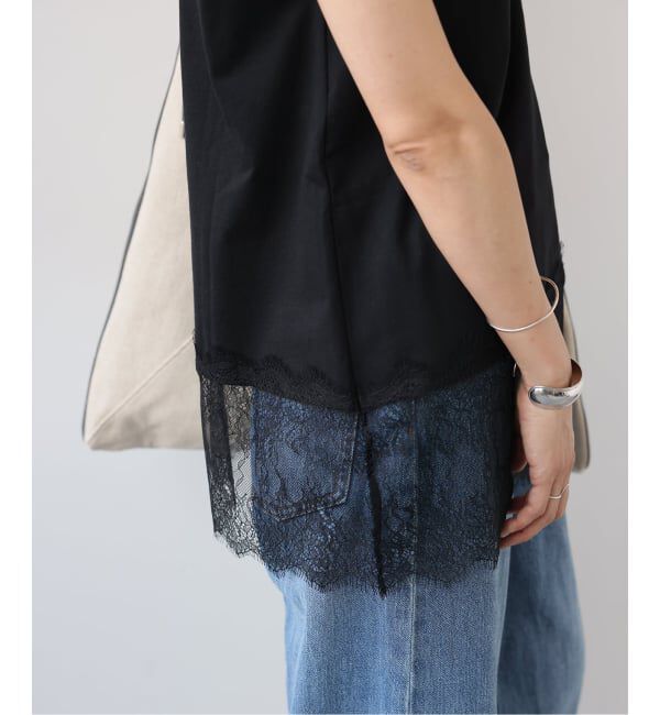 JOURNAL STANDARD relume「レースヘムノースリーブ」|Tシャツ・カットソー|