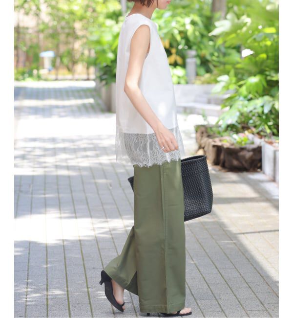 JOURNAL STANDARD relume「レースヘムノースリーブ」|Tシャツ・カットソー|