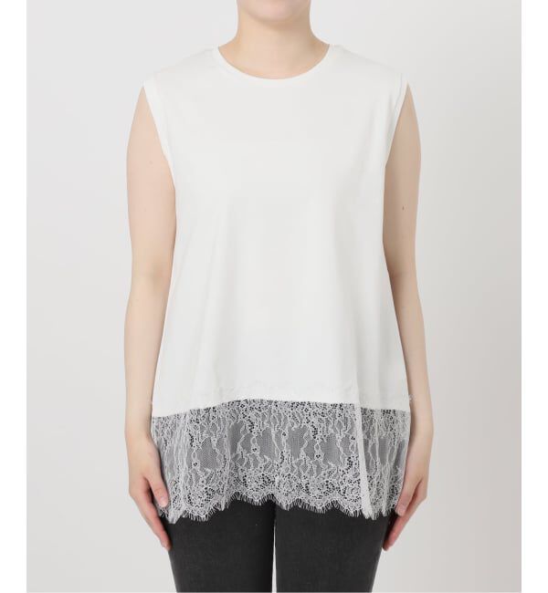 JOURNAL STANDARD relume「レースヘムノースリーブ」|Tシャツ・カットソー|