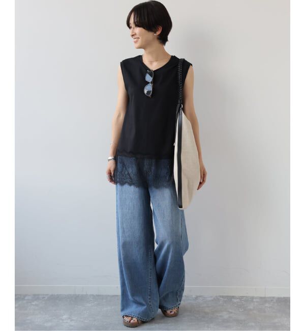 JOURNAL STANDARD relume「レースヘムノースリーブ」|Tシャツ・カットソー|