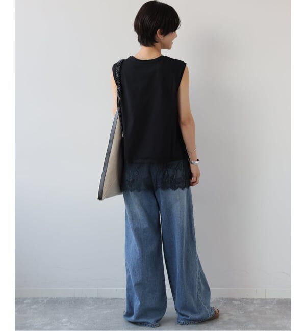 JOURNAL STANDARD relume「レースヘムノースリーブ」|Tシャツ・カットソー|