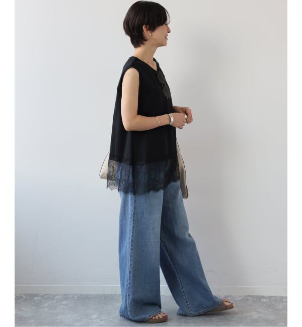 JOURNAL STANDARD relume「レースヘムノースリーブ」|Tシャツ・カットソー|